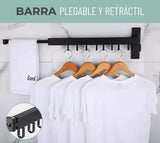 Tendedero de Ropa Plegable y Ajustable