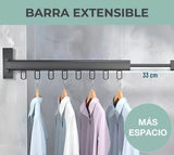 Tendedero de Ropa Plegable y Ajustable