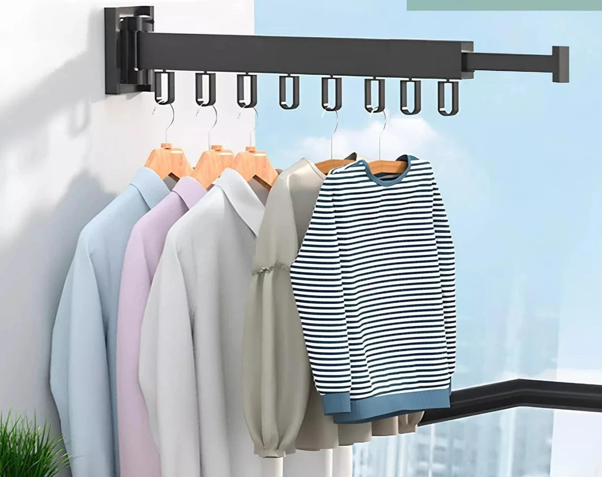 Tendedero de Ropa Plegable y Ajustable